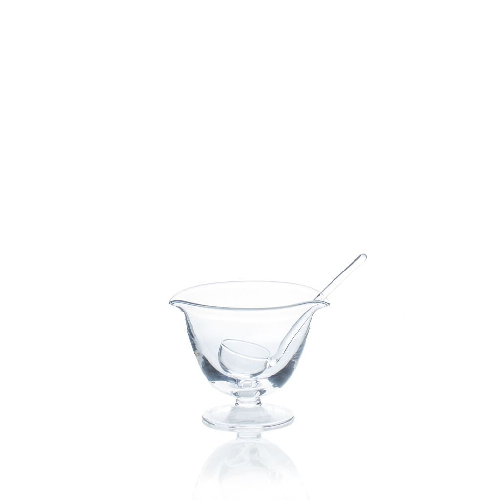 Serve Sauceboat & Scoop- Clear