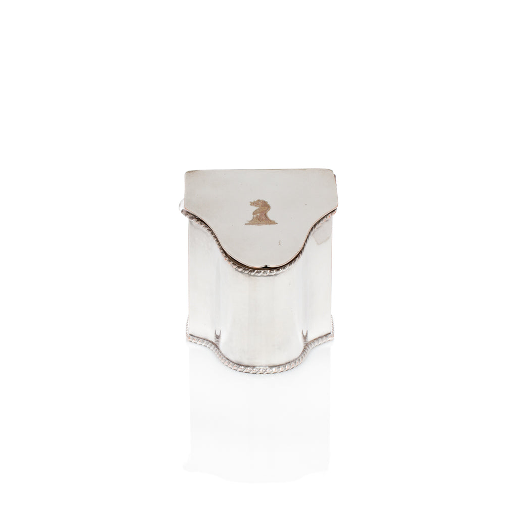 Silverplate Box with Crest C. 1895