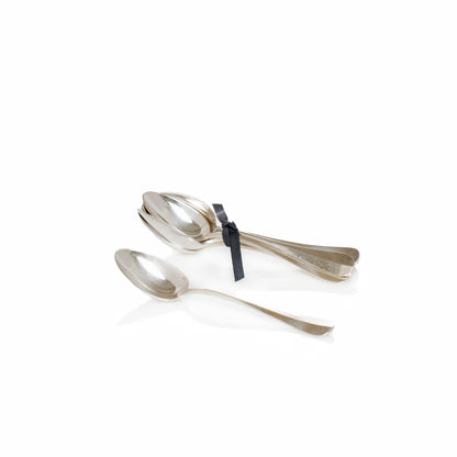 Set of 6 French Demitasse Spoons