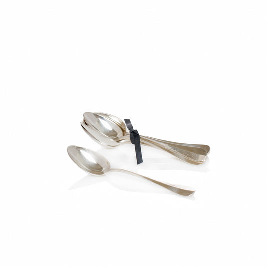 Set of 6 French Demitasse Spoons