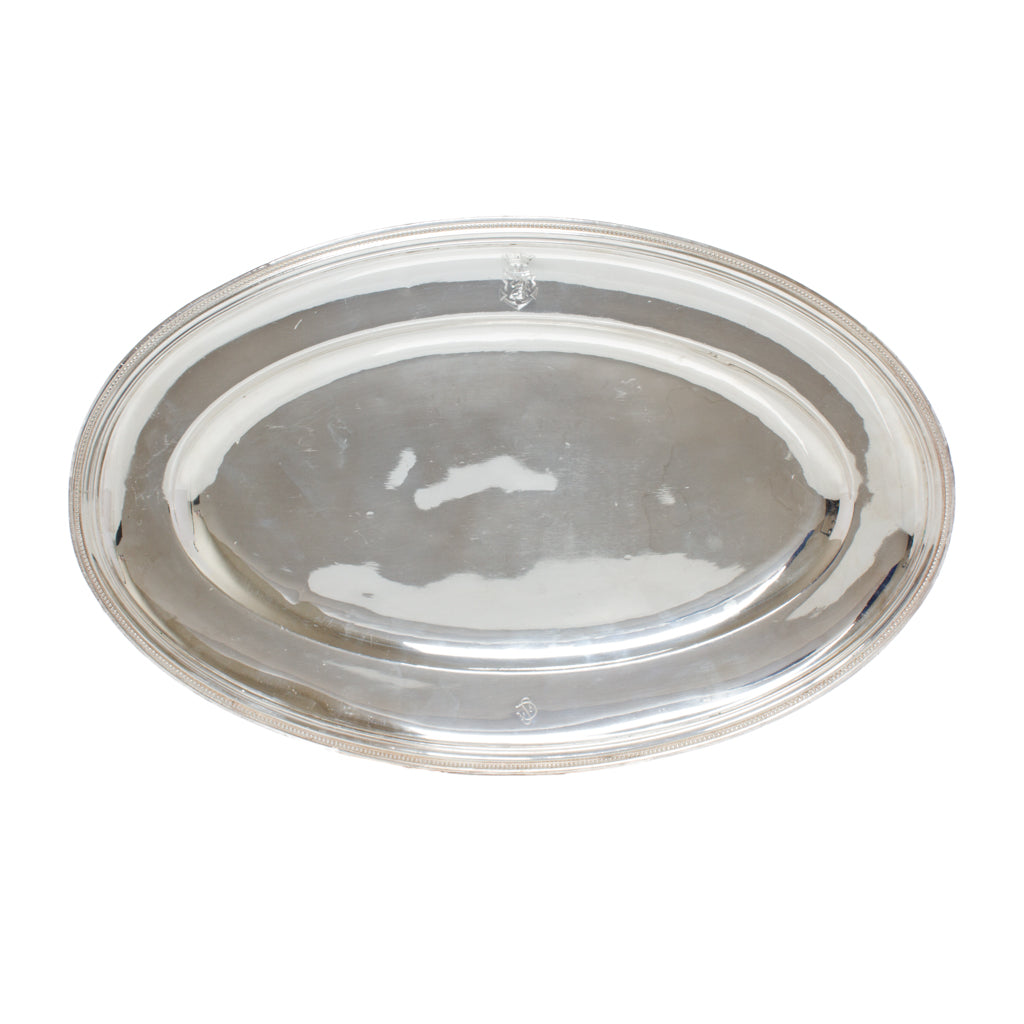 Beaded Parisian Oval tray