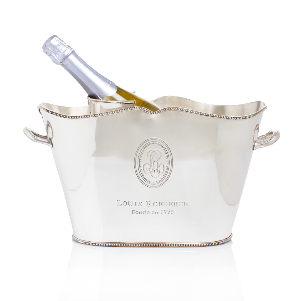 Antique Silver Plated Louis Roederer Grand Wine Cooler