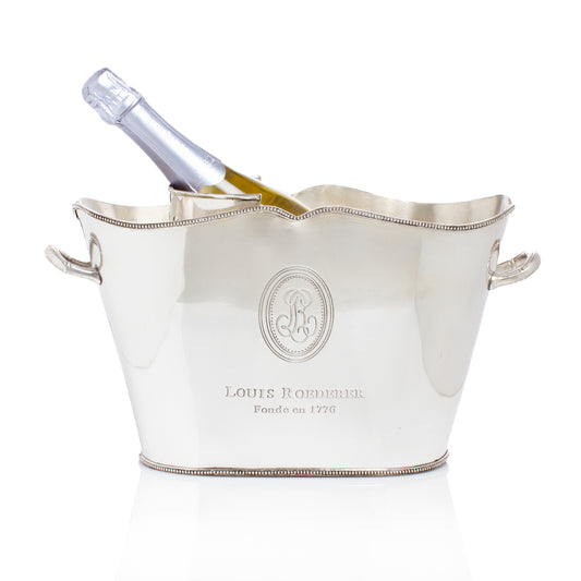 Antique Silver Plated Louis Roederer Grand Wine Cooler