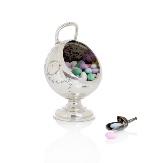 Antique Sugar Bowl with scoop, Portobello