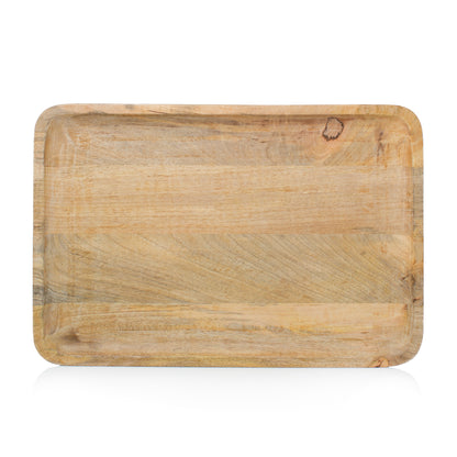 Natural Mango Wood XL Rectangular Tray