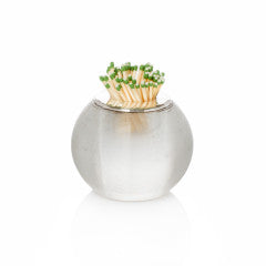 Crystal & Silver Match Striker, Large c. 1914