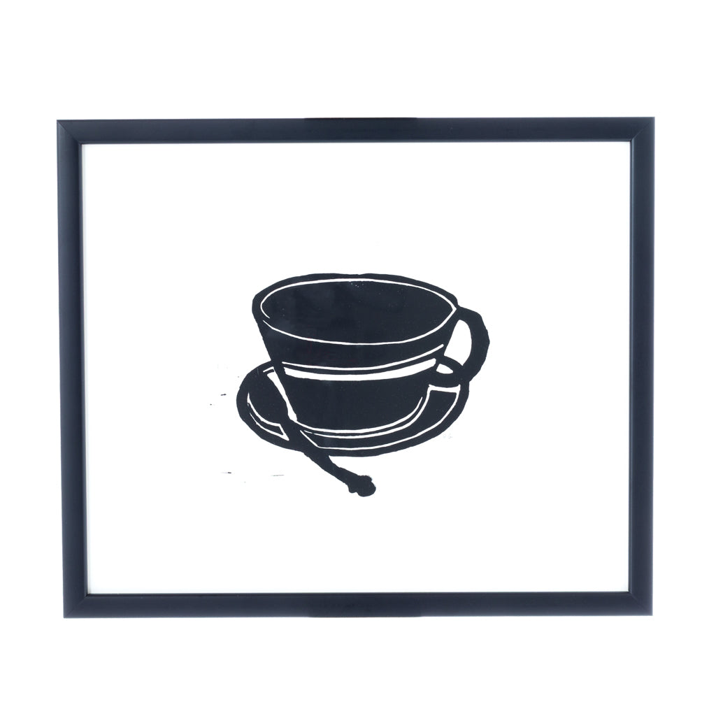 Framed Hugo Guinness Coffee Cup Med