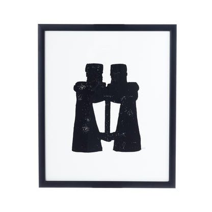 Framed Hugo Guinness Binoculars Med