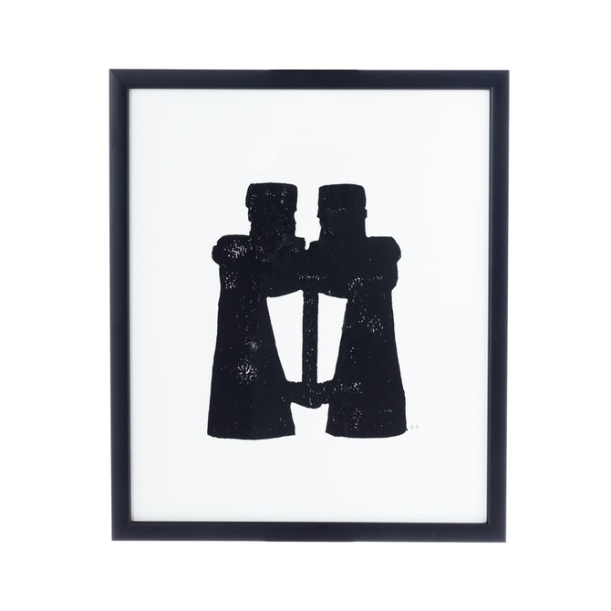 Framed Hugo Guinness Binoculars Med