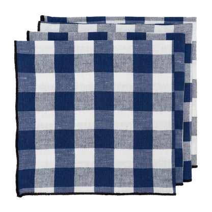 Paris Check Napkin Blue