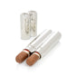 Double Cigar Holder Silver Plate