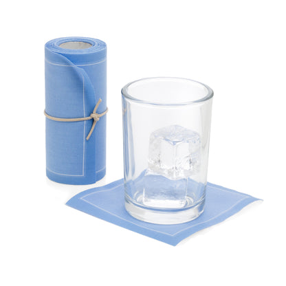 Cocktail Napkin/Coaster- Sea Blue