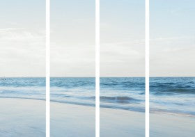 Beach - 4 panel  96 x 72