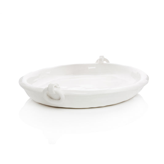White Oval Platter