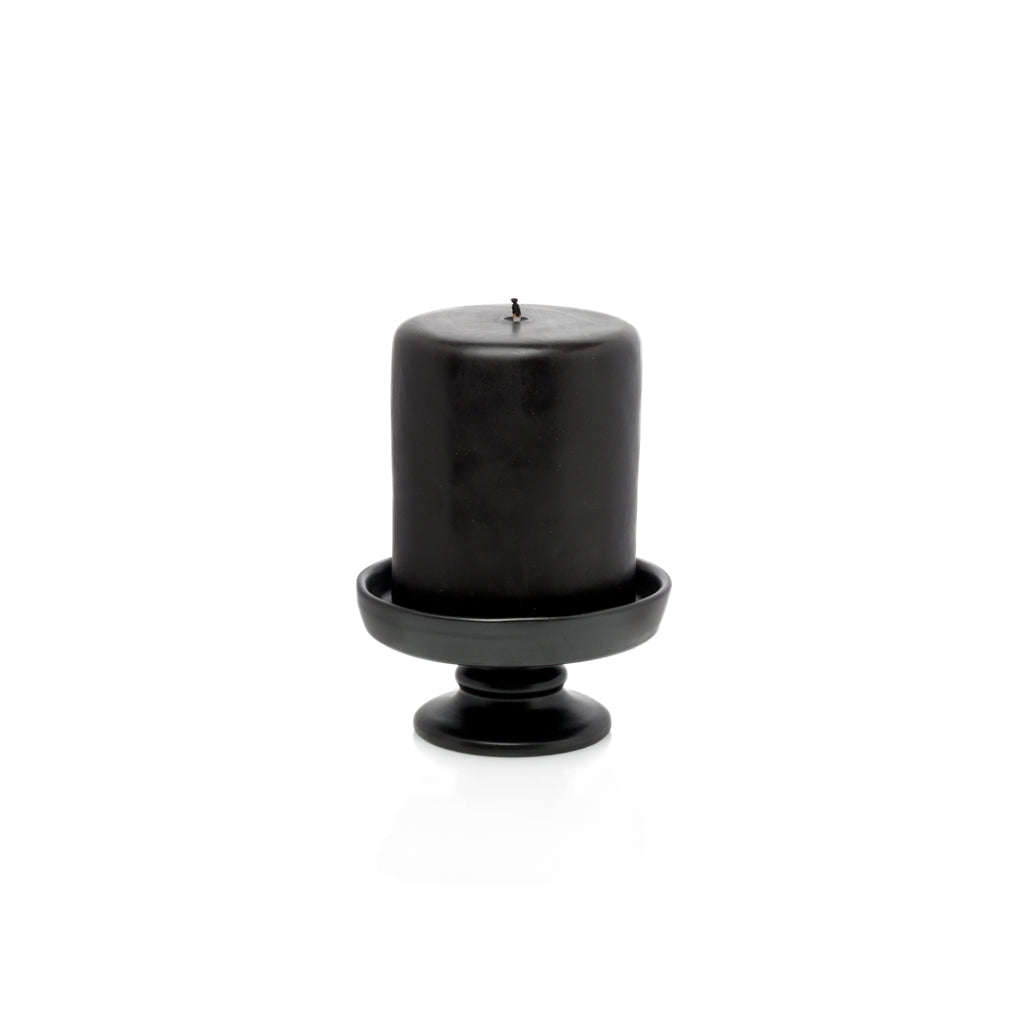 HG Ceramic Candle Stand - Small, Black