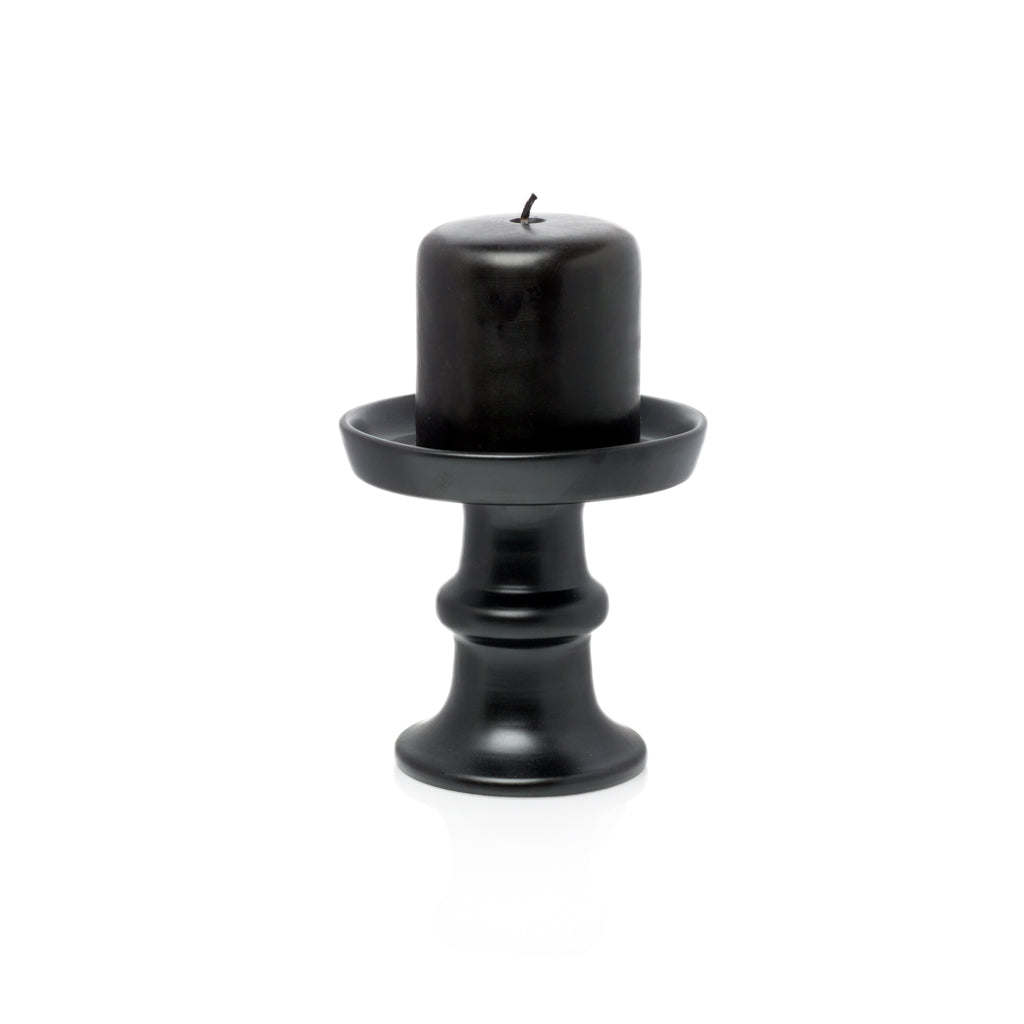 HG Ceramic Candle Stand - Large Black