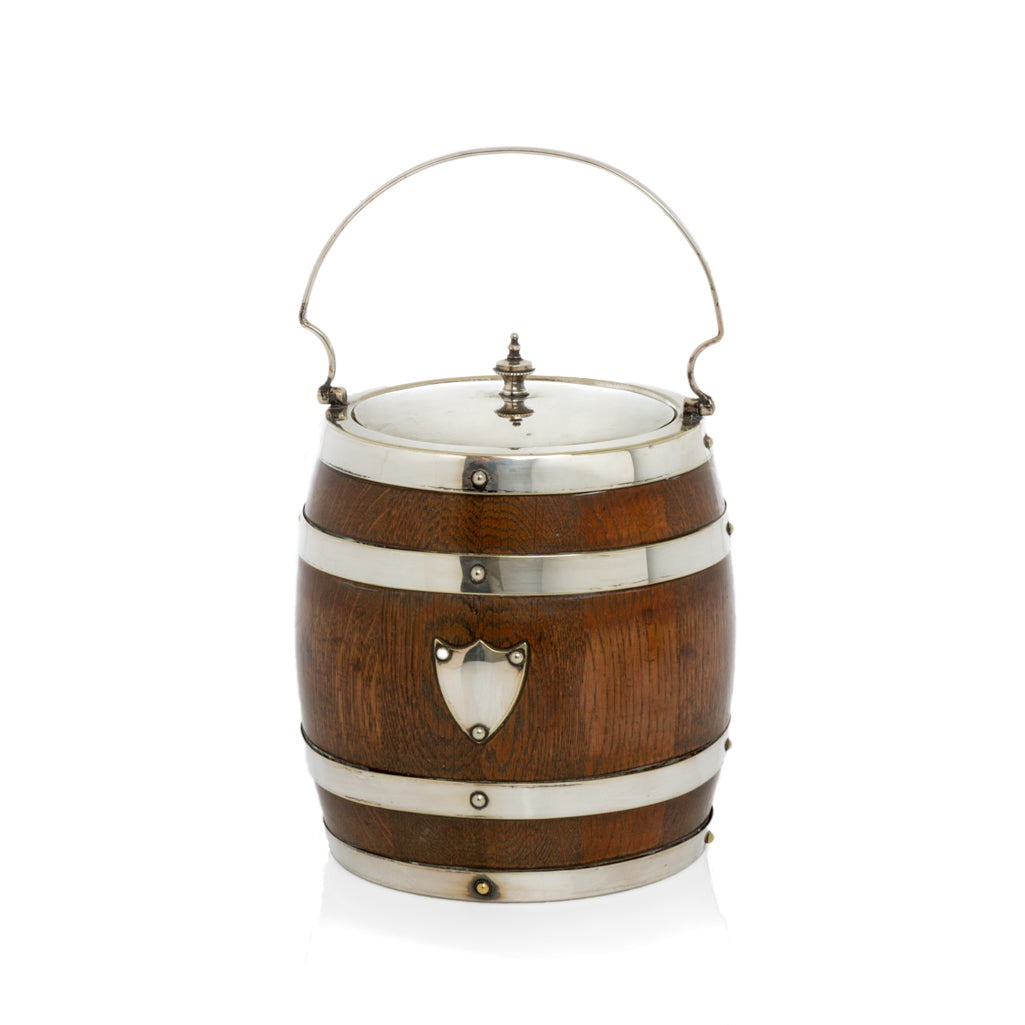 Silverplated Bisquit Barrel