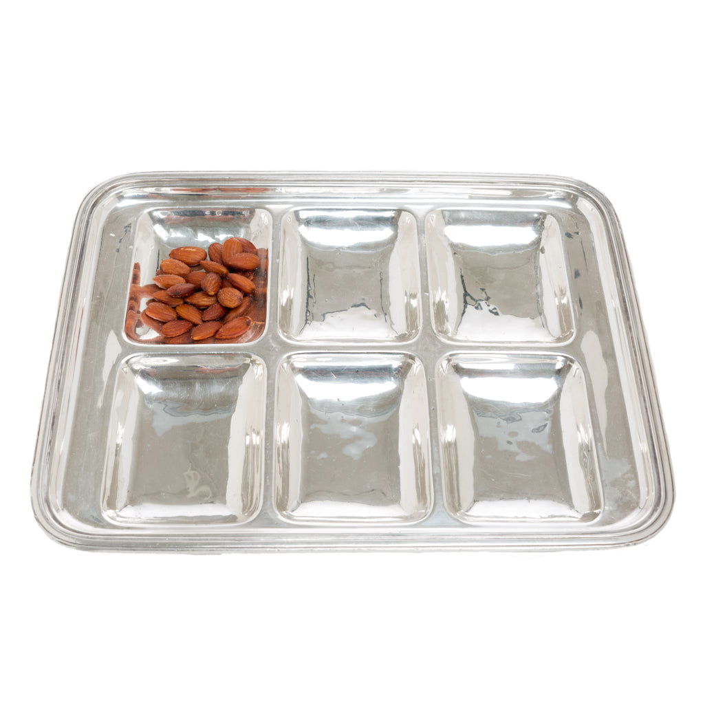 Antique French Silverplate Serving Dish, Large