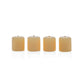 Amber Votives, Set of 4