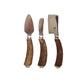 Antler Rustic Cheese Knives, Set of 3