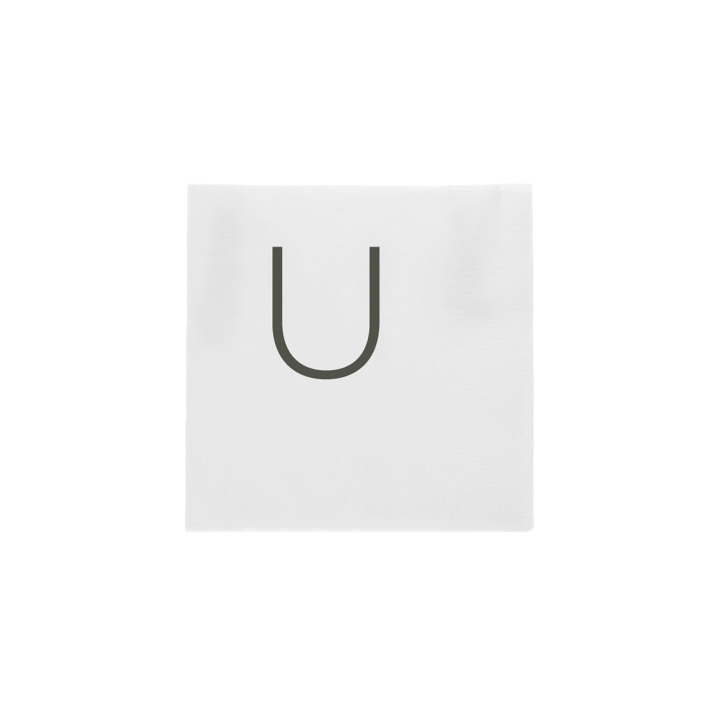 Beverage Napkin U