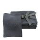 Graphite Grey - Antique French Napkins, Set of 7