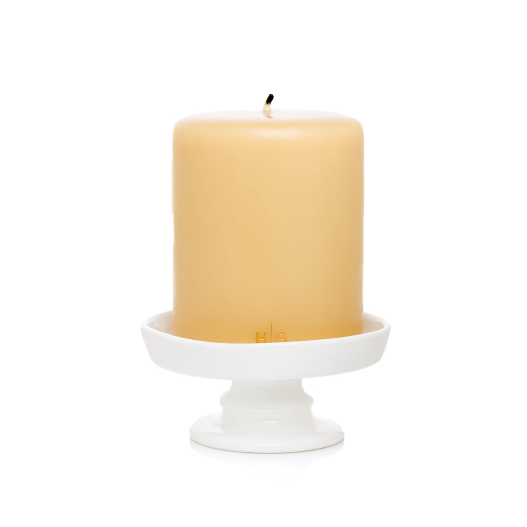 HG Ceramic Candle Stand - Small, White