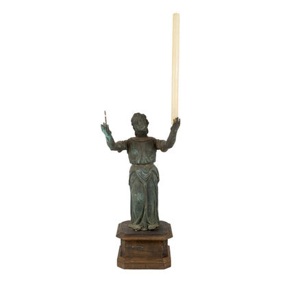 Antique French Saint Statue
