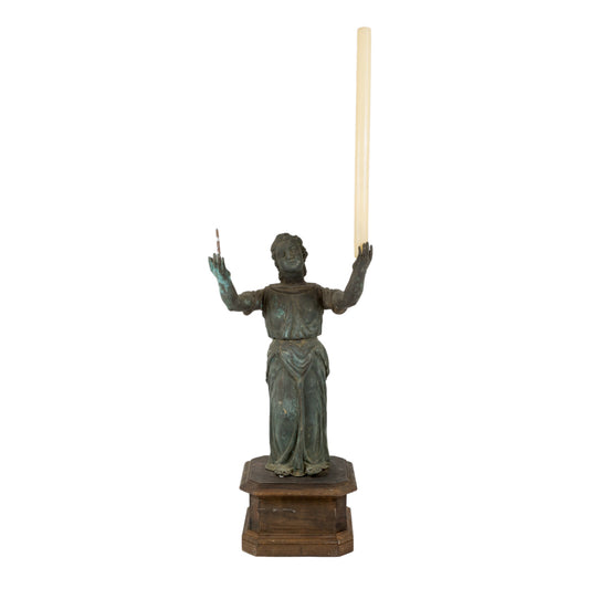 Antique French Saint Statue