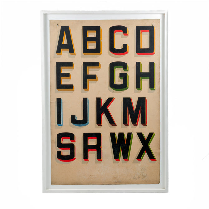 Hand Drawn and Painted Letter Art