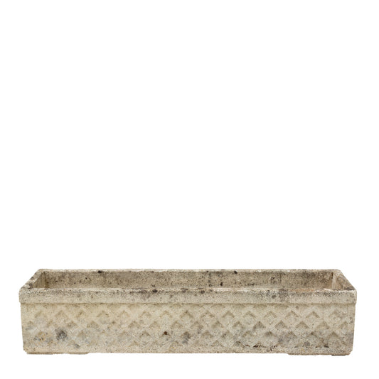 Antique French Planter Trough 39"