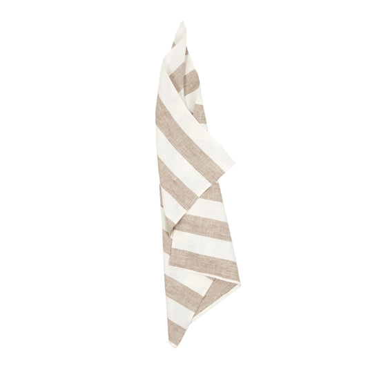 Euro Stripe Hand Towels s/2 Grey