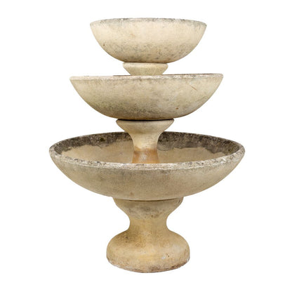 Round Coupe 3 Tier Cascading Planter