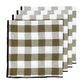 Paris Check Napkin Khaki