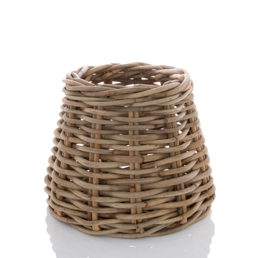 Round Conic Wood Basket, Small