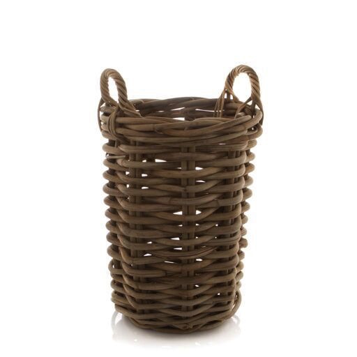 Wood Basket Round, Small