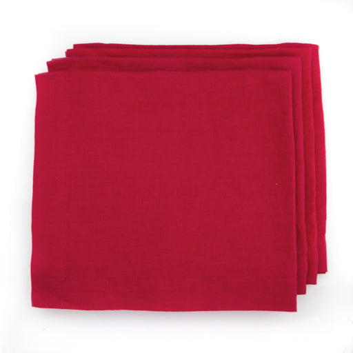 HG Flame Hand-dyed Linen Napkin, 22"