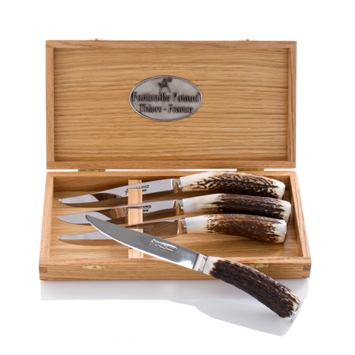 Handmade Stag Steak Knives (Set of 4)