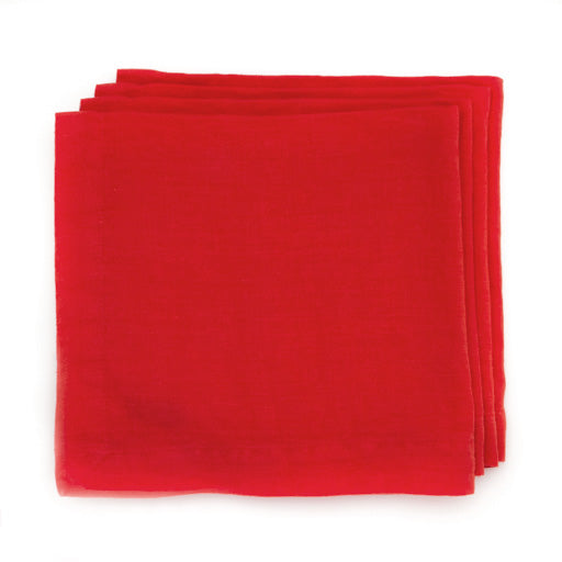 HG International Orange Hand-dyed Linen Napkin, 22"