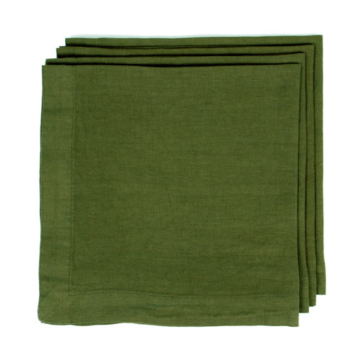 HG Aloe Hand-dyed Linen Napkin, 22"