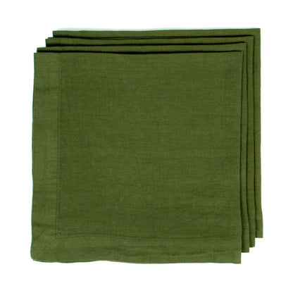 HG Aloe Hand-dyed Linen Napkin, 22"