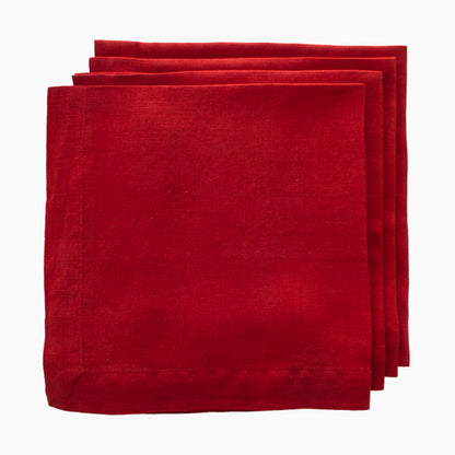 HG Chili Hand-dyed Linen Napkin, 22"