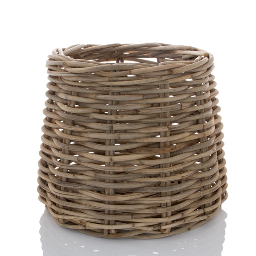 Round Conic Wood Basket, Medium