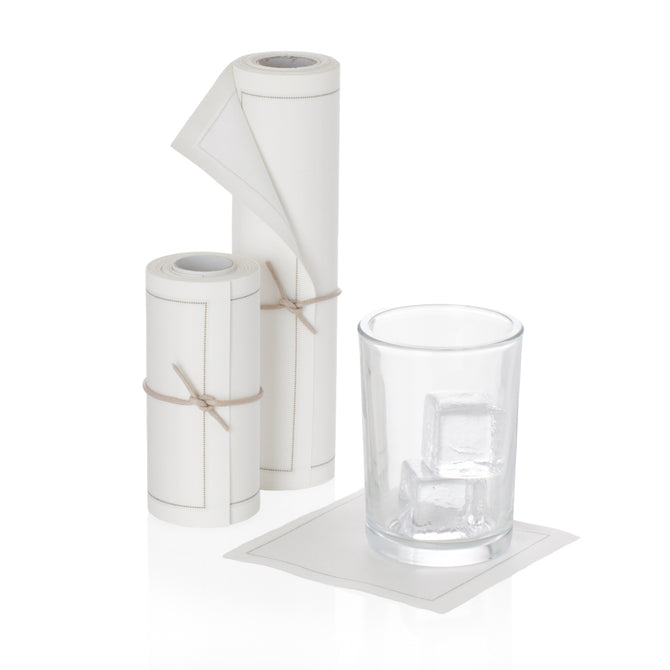 Online Exclusive: Cocktail and Luncheon Napkin Set in Ecru