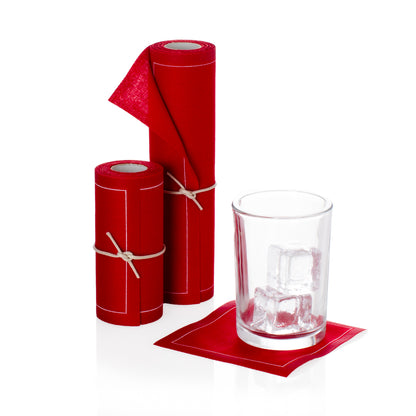 Luncheon Napkin- Lipstick Red