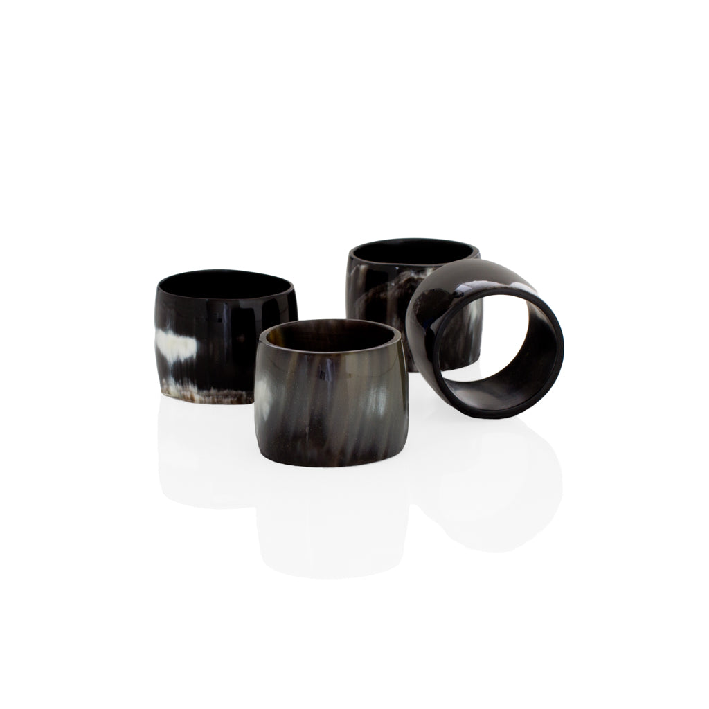 Black Horn Napkin Ring