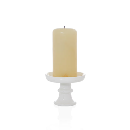 HG Ceramic Candle Stand - Medium White