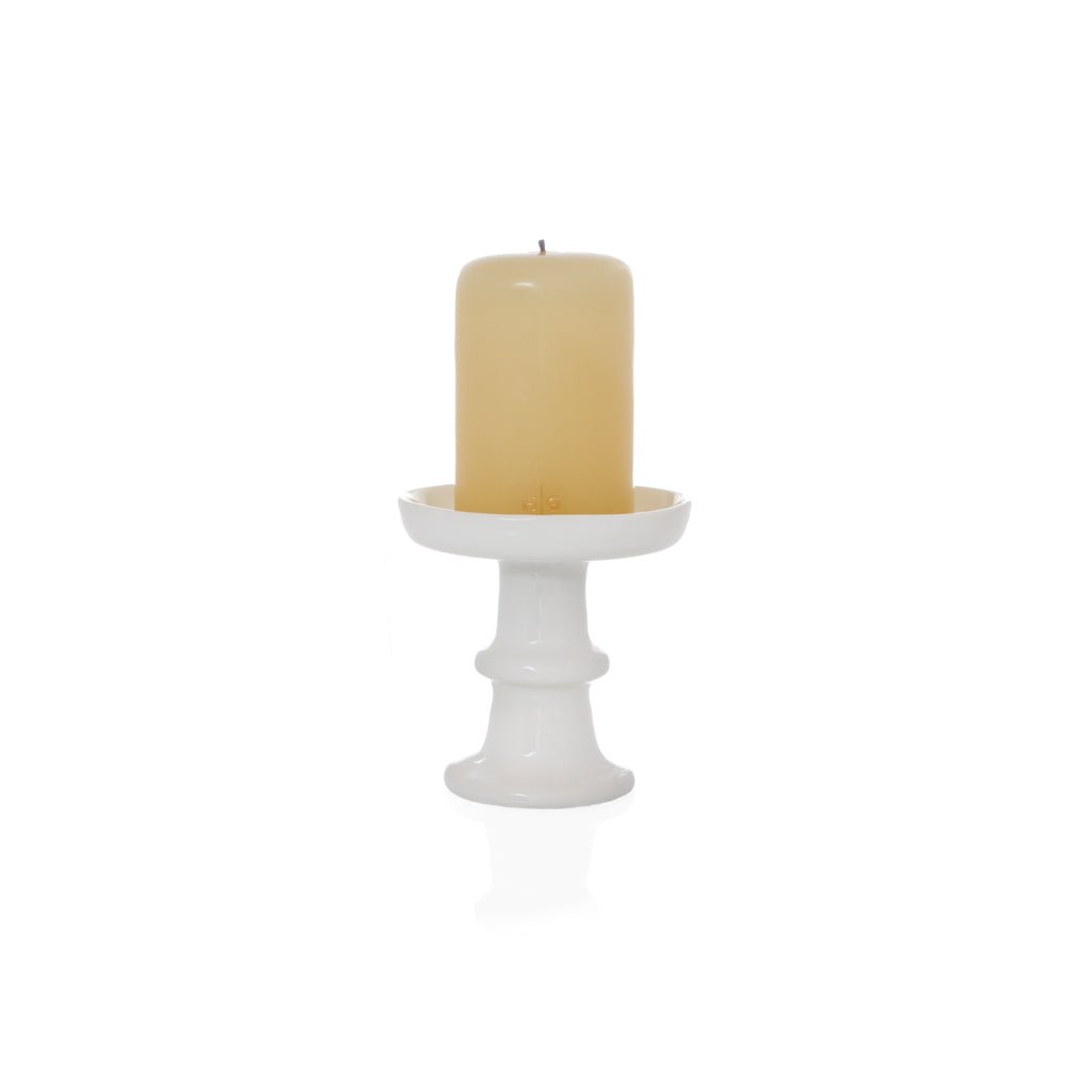 HG Ceramic Candle Stand - Large, White