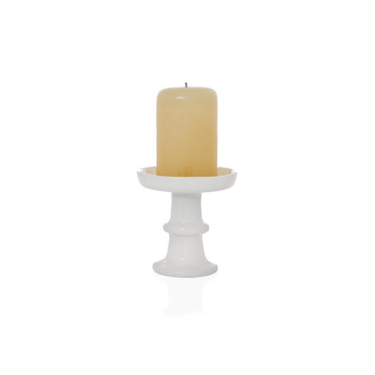 HG Ceramic Candle Stand - Large, White