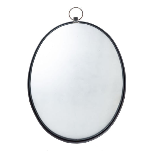 Black Oval Bardot Mirror